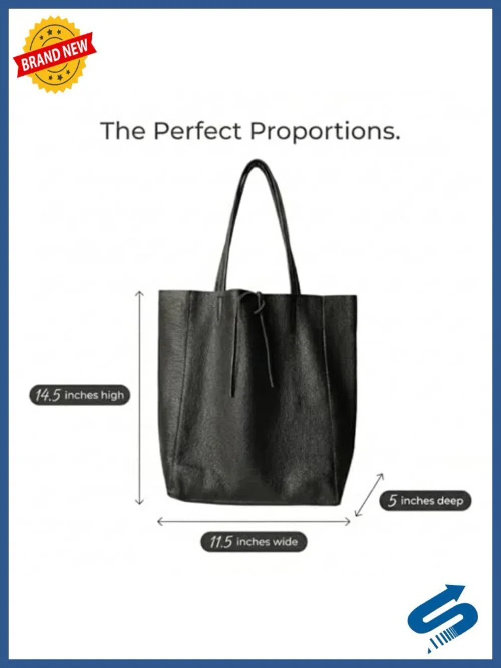 Italian Leather Tote Bag Large Carryall Work Travel Computer Bag
